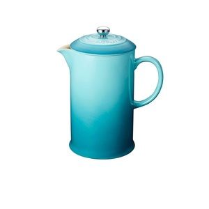 Le Creuset French Press ~ Caribbean Blue Stoneware